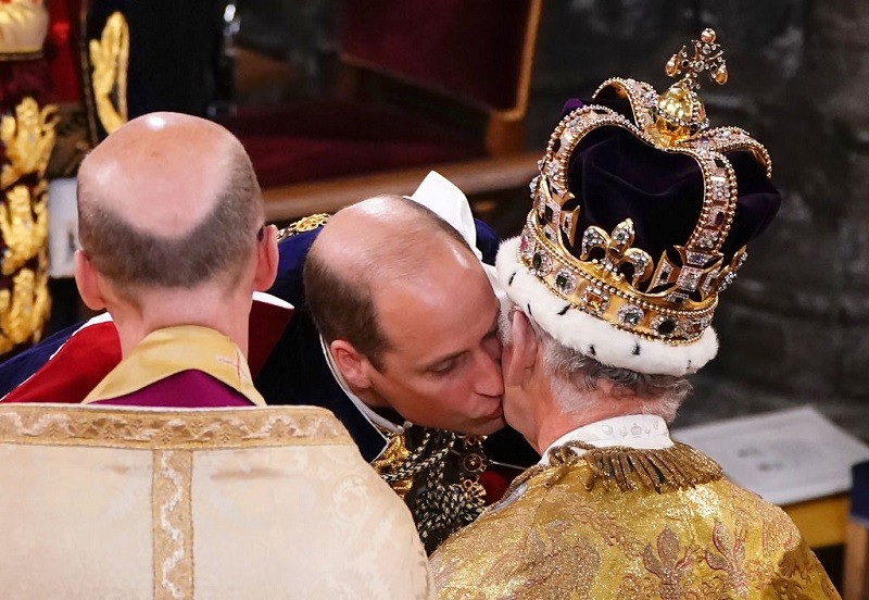 William says he is 'so proud' of his father King Charles