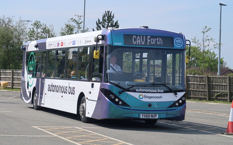 In Queensferry, the first line in the UK operated by autonomous buses is launched