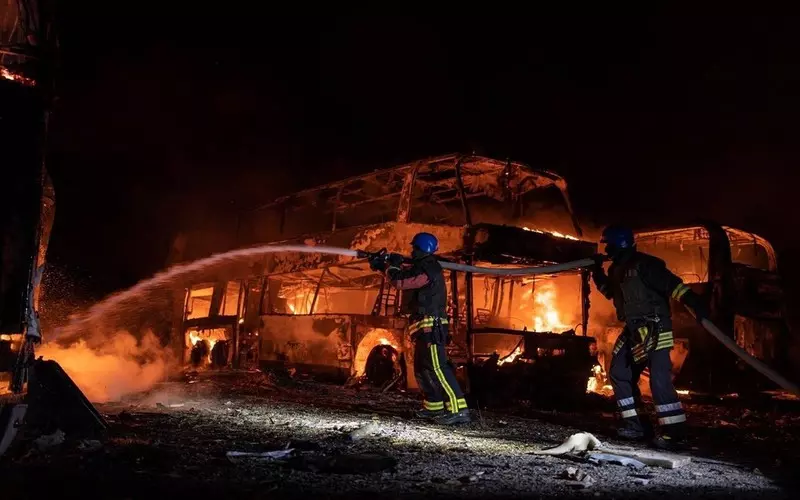 Władze Ukrainy: Rosyjski atak na Kijów był wyjątkowy w swojej intensywności