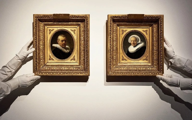 Two unknown Rembrandt paintings have been accidentally found in the UK
