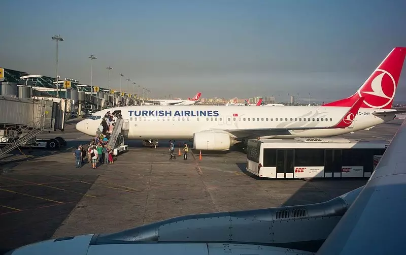 Turkish airlines are reducing connections to European countries and increasing to Russia