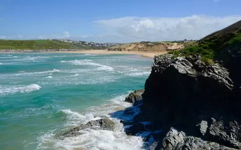 Warning over shifting sand dunes on Cornish beach