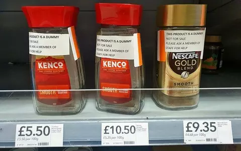 Co-op puts out empty coffee jars to stop shoplifting after prices reach £10.50