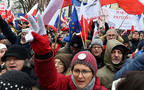 Antyrządowe protesty w całej Polsce. "Nasze państwo to nie folwark"