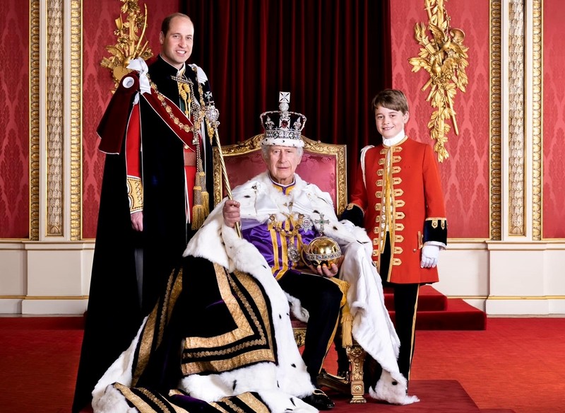 The new line of succession to the throne of King Charles III