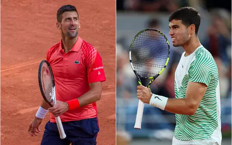 French Open: Hit in the semi-finals. Djokovic vs Alcaraz