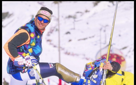Słynny włoski narciarz alpejski Alberto Tomba kończy 50 lat