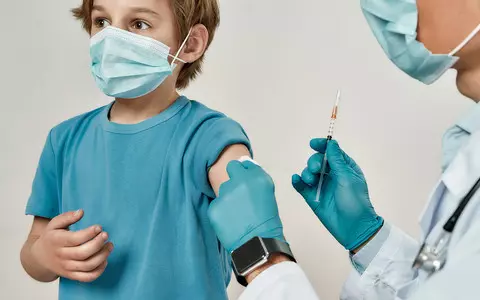 Either a vaccination for the child or a fine for the parent