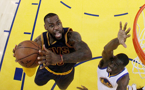 LeBron James took and drilled a 33-footer in OT just because he could