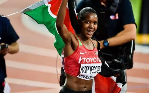 A house and $35,000 to Kenyan Kipyegon for breaking two world records