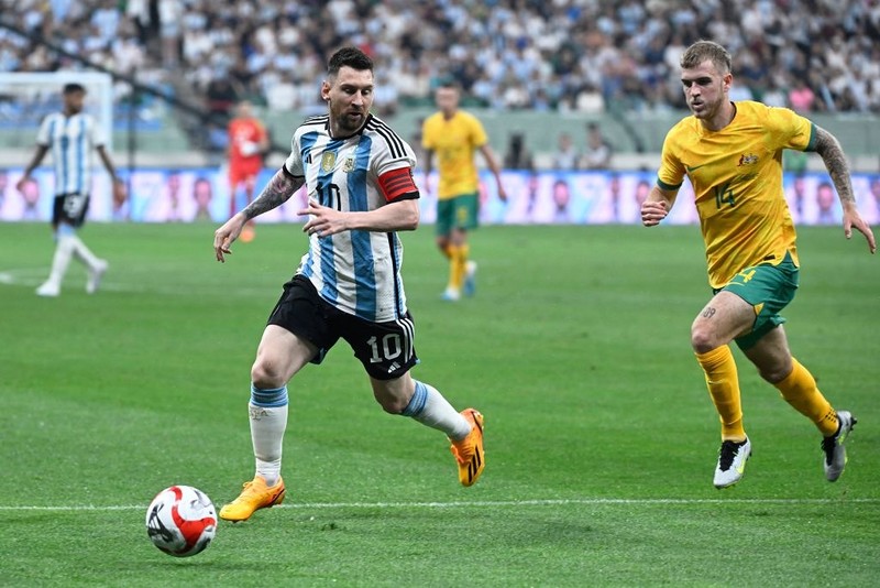 Argentyna pokonała Australię w meczu towarzyskim. Najszybszy gol Messiego w karierze