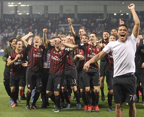 Piłkarze AC Milan zdobyli Superpuchar Włoch