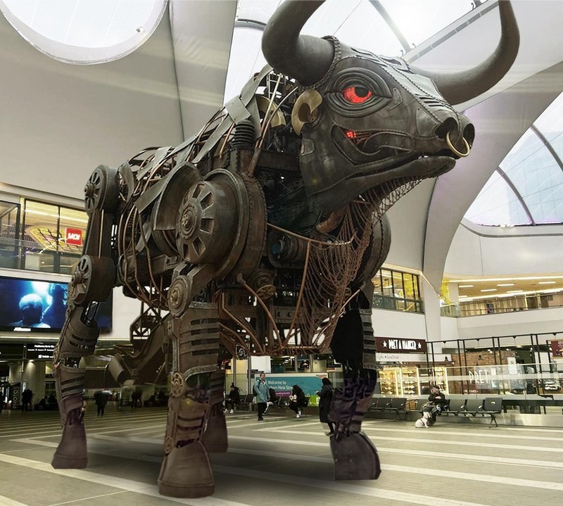 The mechanical Birming Bull was named after Ozzy Osbourne