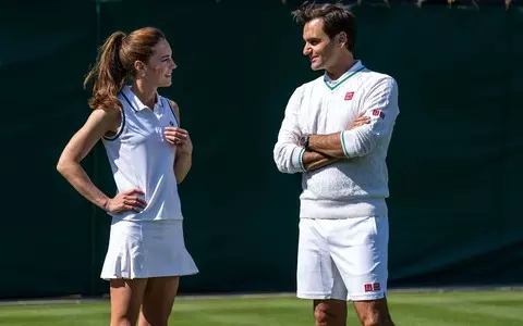 Wimbledon: "Showcase" of the Princess of Wales with Roger Federer