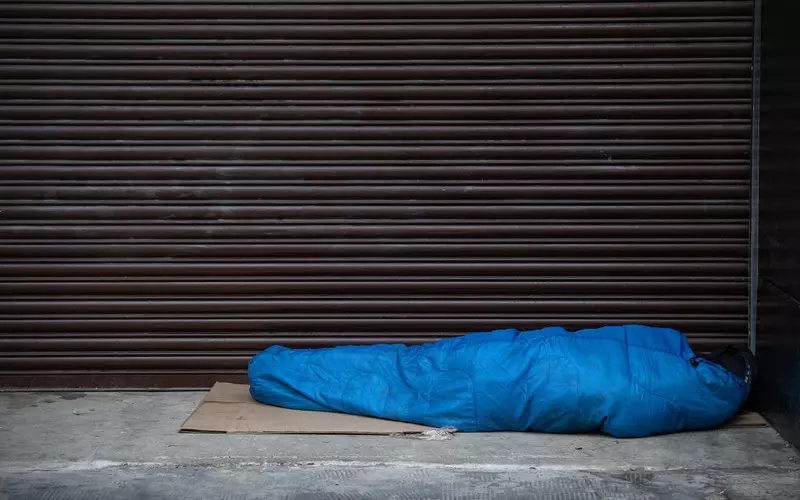 Liczba bezdomnych w brytyjskiej stolicy wzrosła o jedną piątą