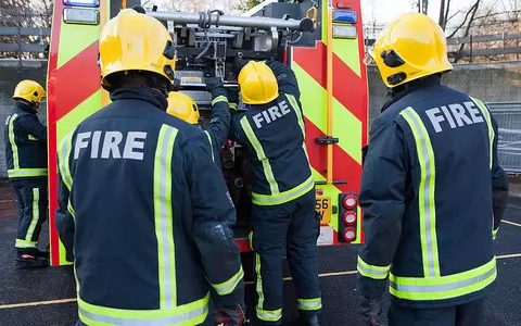 Diners flee as restaurant goes up in flames in west London