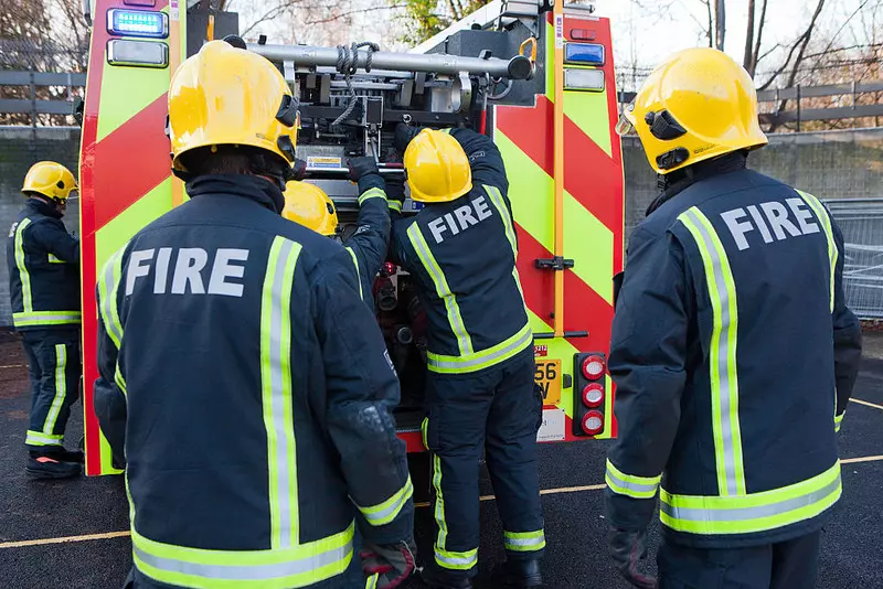 Londyn: Wybuch pożaru w restauracji. Klienci rzucili się do ucieczki
