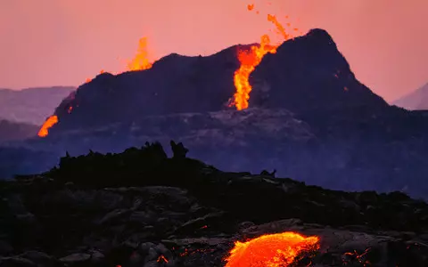 Iceland: A volcanic eruption halted all flights at the airport in 2021