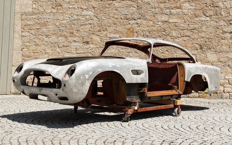 England: Parts of the legendary 1964 Aston Martin will go up for auction tomorrow.