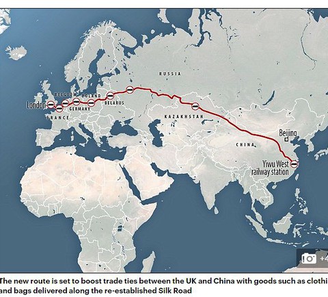 Pierwsze towarowe połączenie kolejowe z Chin do Wielkiej Brytanii