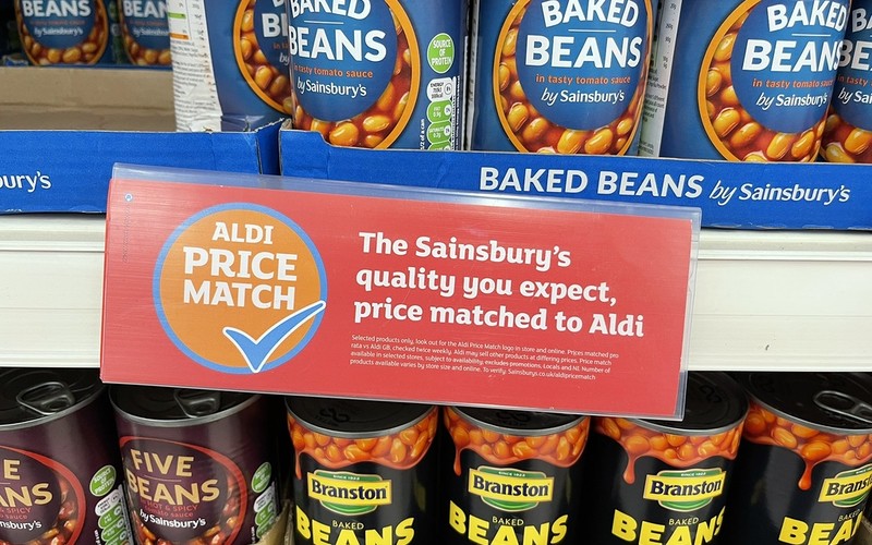 Sainsbury’s increases number of Aldi Price Match lines by a quarter