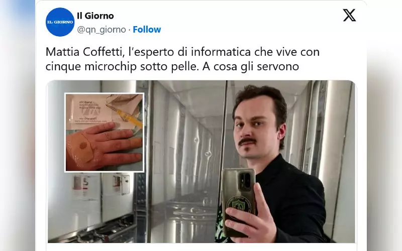 Włochy: 35-latek wszczepił sobie w dłoń pięć mikroczipów, by płacić i gromadzić dane