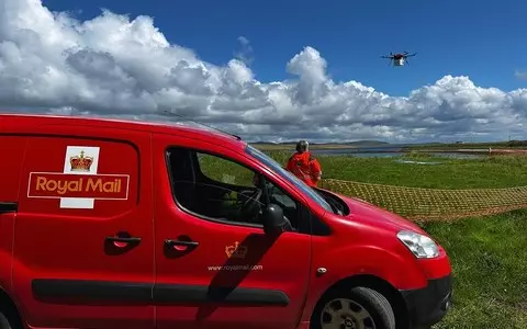 UK's first drone mail service begins in Orkney