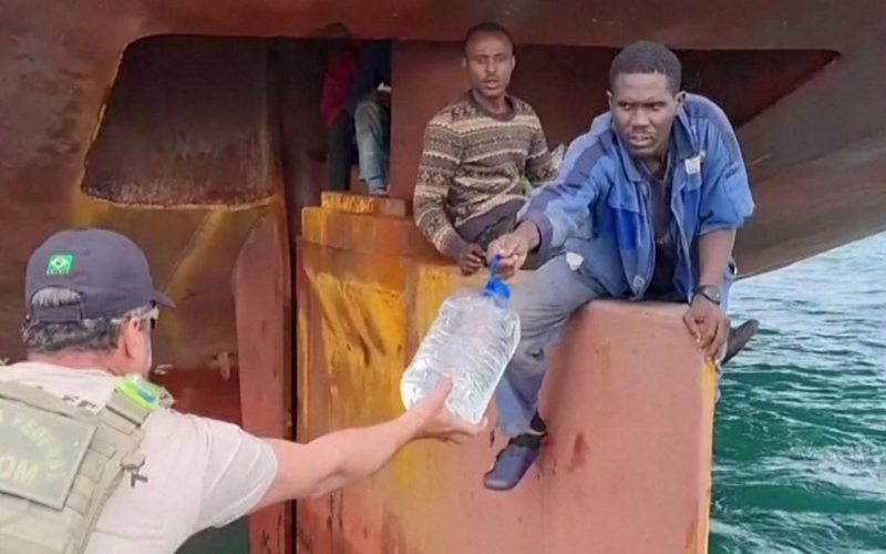 Nielegalni migranci z Afryki chcieli dopłynąć do Europy. Po 14 dniach trafili do Brazylii