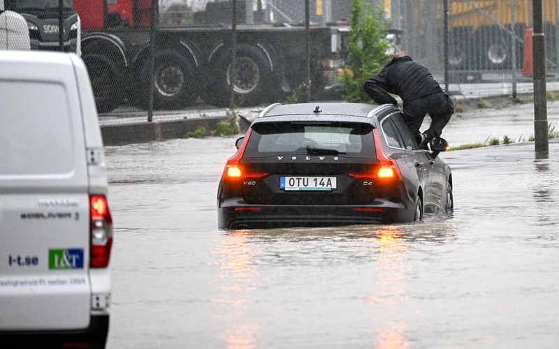 Low pressure disrupts the lives of the inhabitants of Sweden, Denmark and Norway