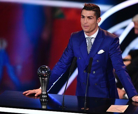 Ronaldo najlepszym piłkarzem świata 2016 roku