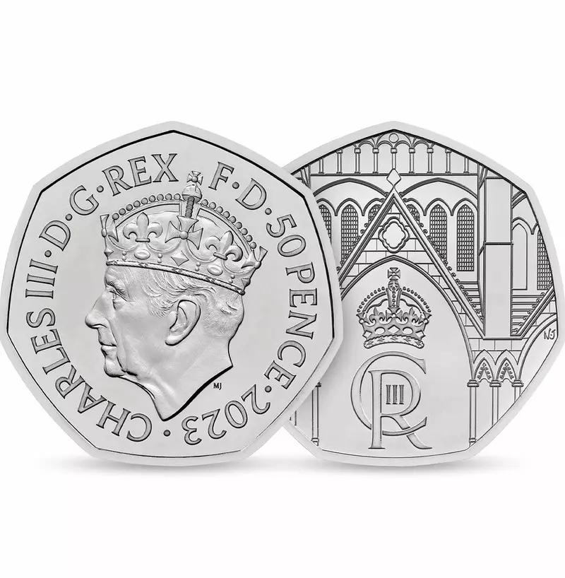 Do obiegu w UK trafiły okolicznościowe monety z okazji koronacji króla Karola III
