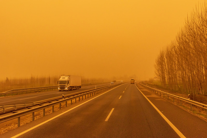 Spain: Radioactive elements in Saharan dust reaching Europe
