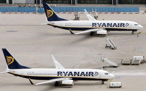 Ryanair po raz pierwszy największym przewoźnikiem w Europie