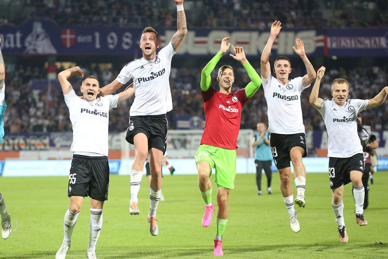 Liga Konferencji: Legia wygrała z Austrią 5:3 i awansowała do 4. rundy eliminacji