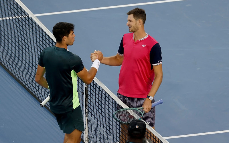 Turniej ATP w Cincinnati: Hurkacz przegrał w półfinale z Alcarazem