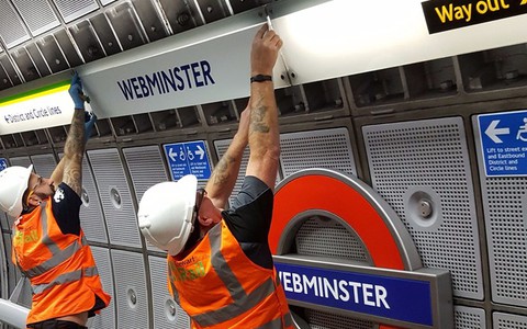 Londyn: Stacja Westminster zmieniła nazwę 