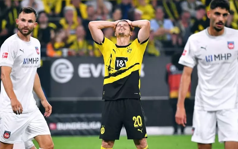 Liga niemiecka: Wpadka Borussii Dortmund z beniaminkiem