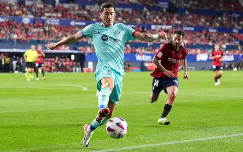 Spanish league: Lewandowski secured victory for Barcelona from a penalty kick