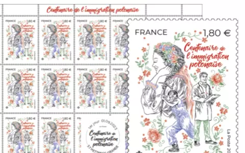 France: The post office will commemorate with a stamp the 100th anniversary of Polish migration