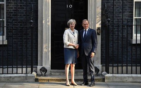 Tusk: May speech was "at least more realistic"