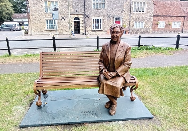 Agatha Christie has a statue in the city where she spent most of her life