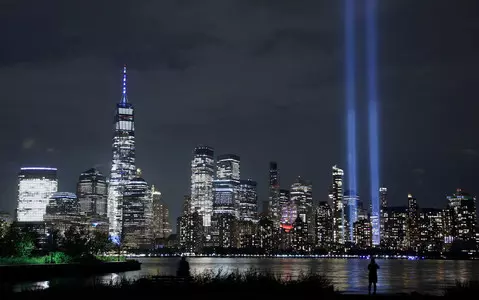 New York honored the victims of the attack on the World Trade Center on the 22nd anniversary of the 