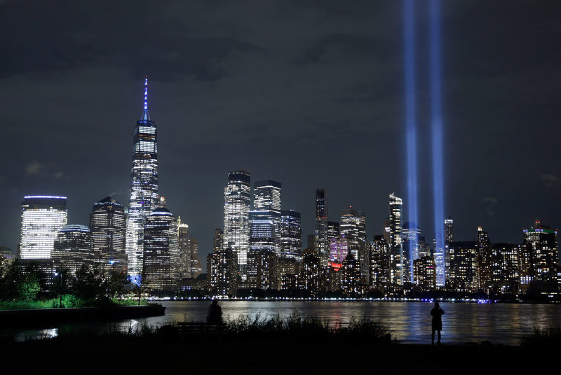 Nowy Jork uczcił ofiary ataku na World Trade Center w 22. rocznicę zamachów z 11 września