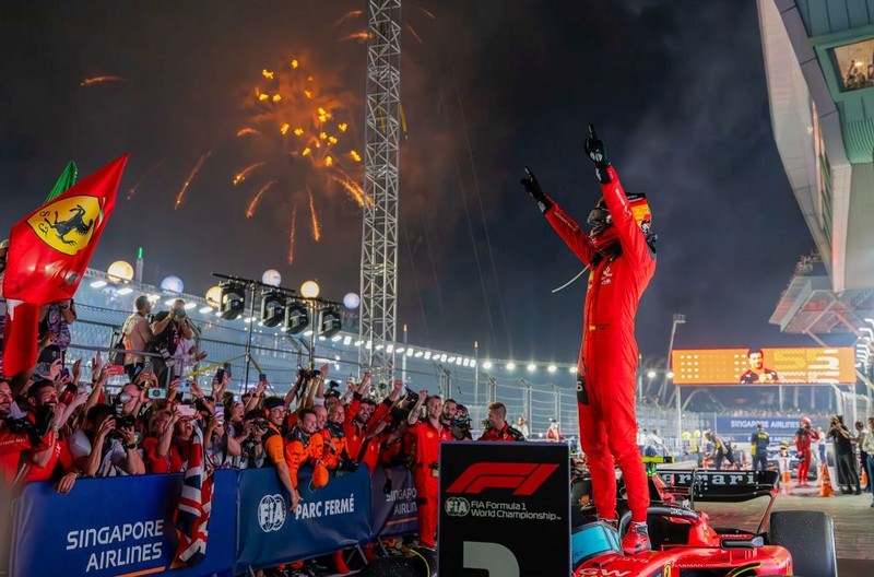 Formula 1: Ferrari's Carlos Sainz won in Singapore