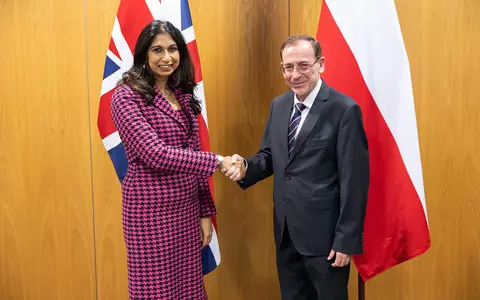 Polish minister in London. He met with Suella Braverman