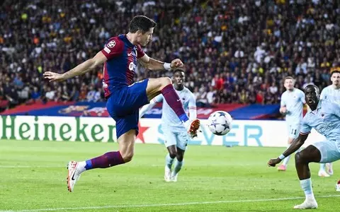 Champions League: Lewandowski's goal. Barcelona smashed Antwerp 