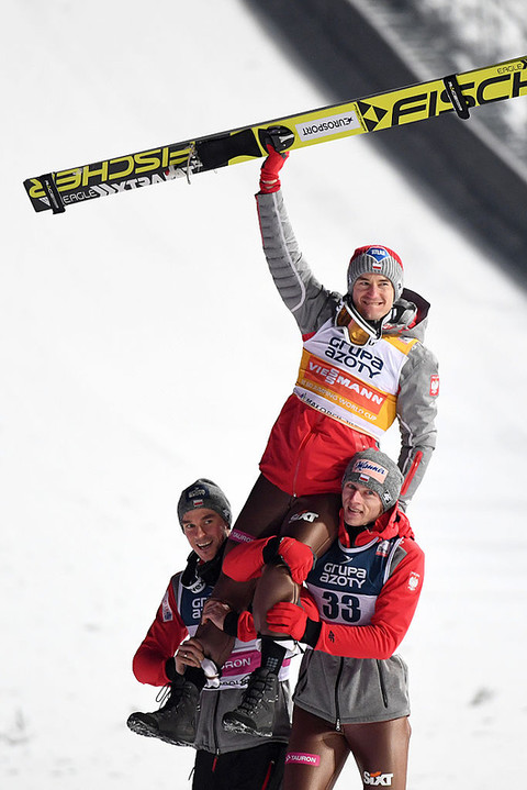 Poland's Stoch first in ski jump World Cup comp