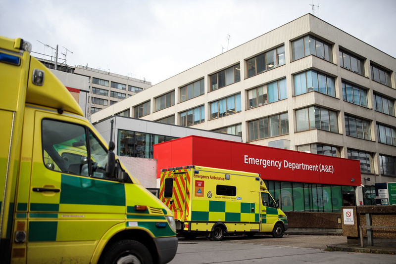 UK: Almost 400,000 during the year. patients waited in A&E departments for over a day