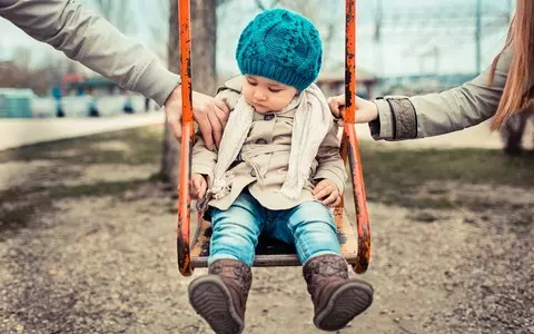 The first child in the so-called system coparenting in Barcelona