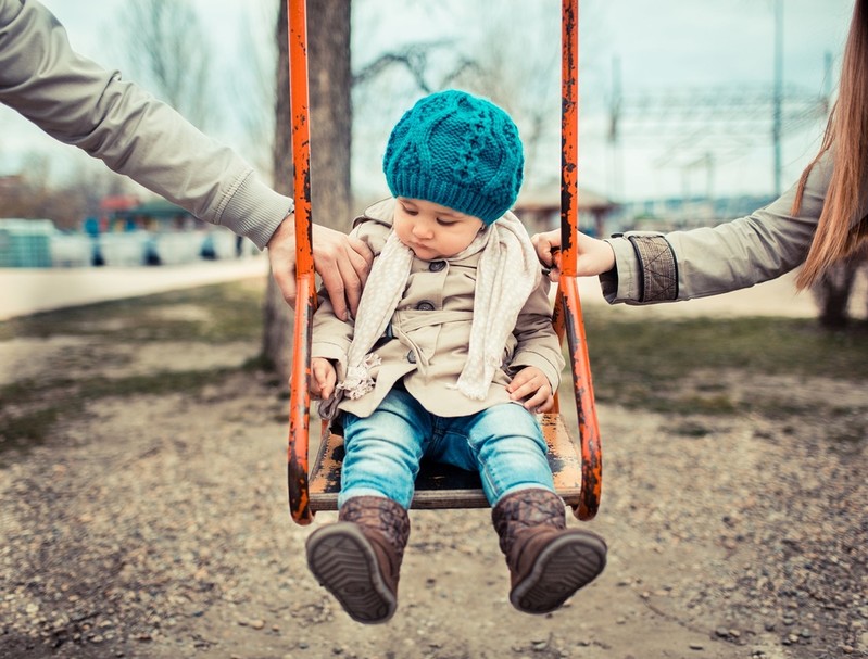 The first child in the so-called system coparenting in Barcelona